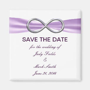 Aimant Lavender Infinity Enregistrer l'aimant Date