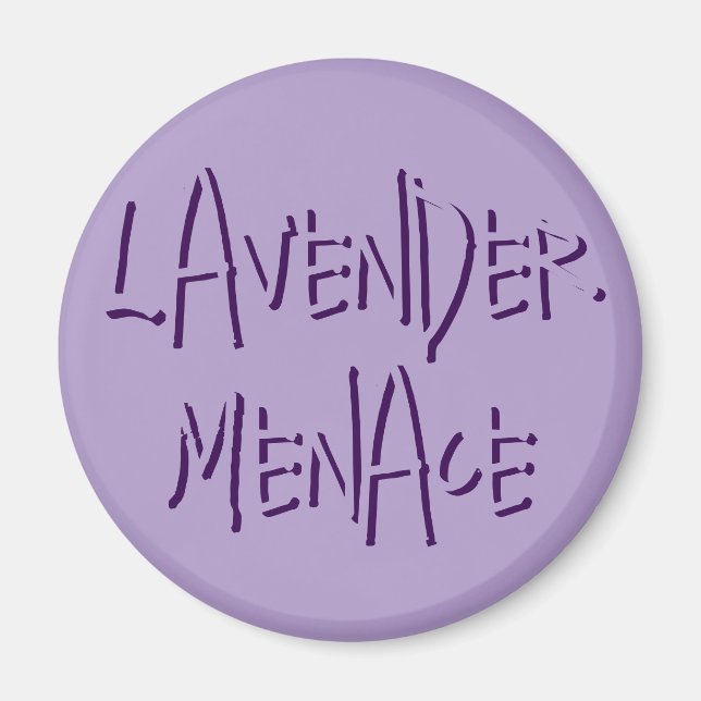 Aimant Lavender Menace (Devant)