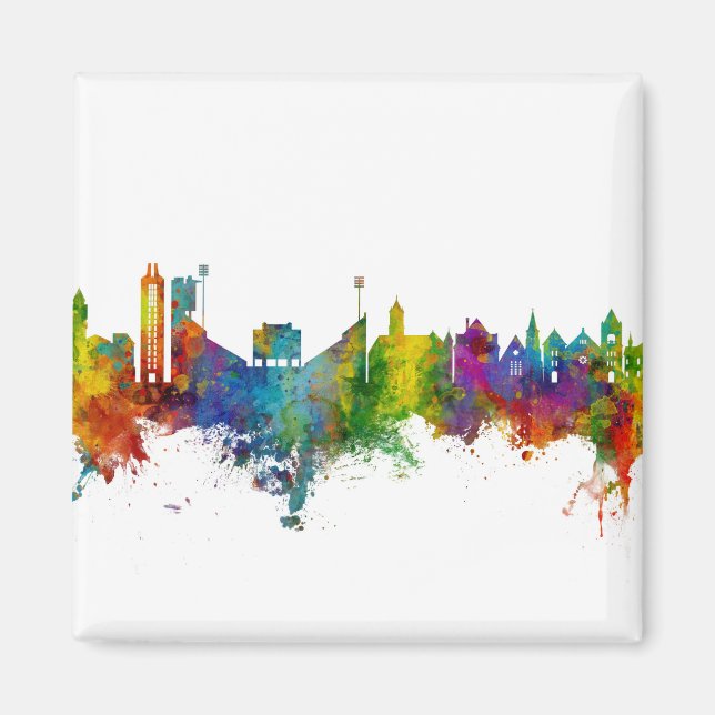 Aimant Lawrence Kansas Skyline (Devant)