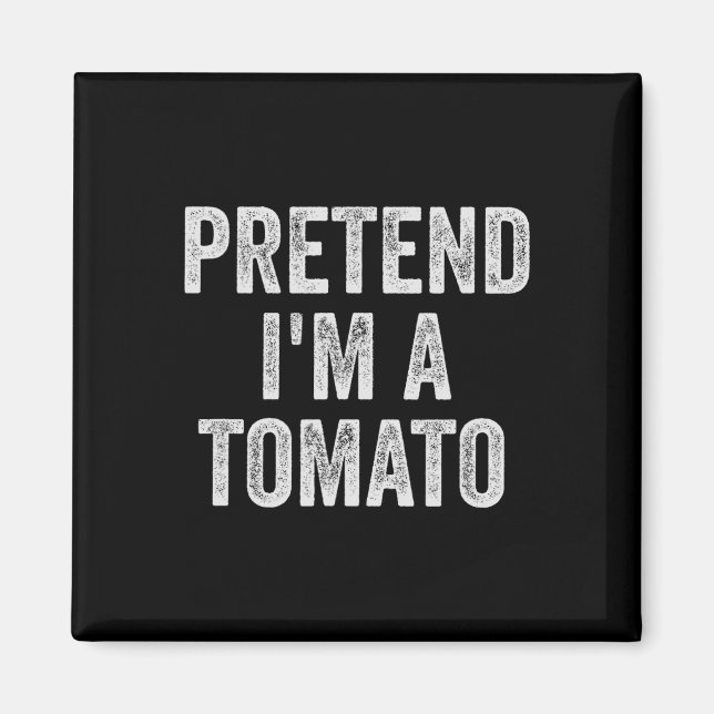 Aimant Lazy Halloween Costume cadeau Faire semblant d'êtr (Devant)