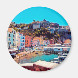 Aimant ldp SORRENTO - panorama - plage -