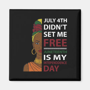 Aimant Le 11 Juillet, C'Est Mon Jour De L'Indépendance