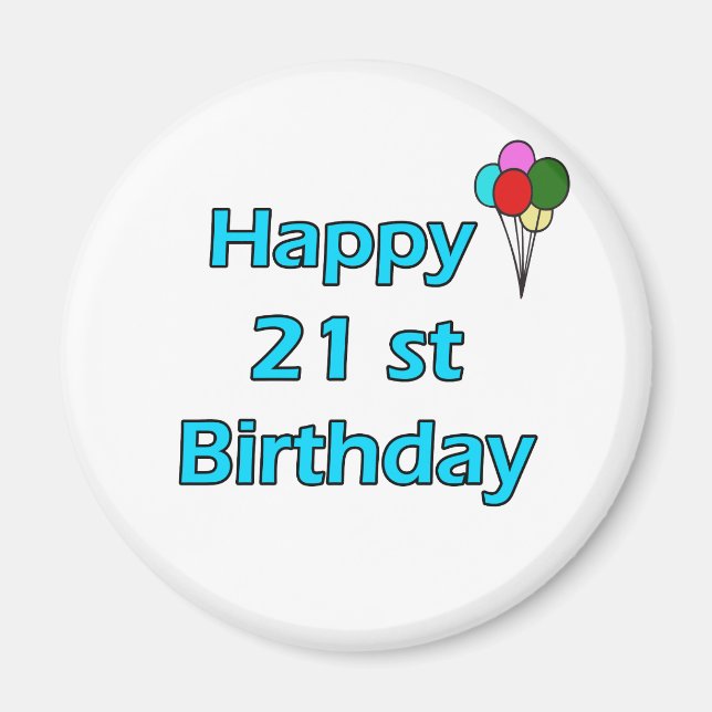 Aimant Le 21e anniversaire (Devant)