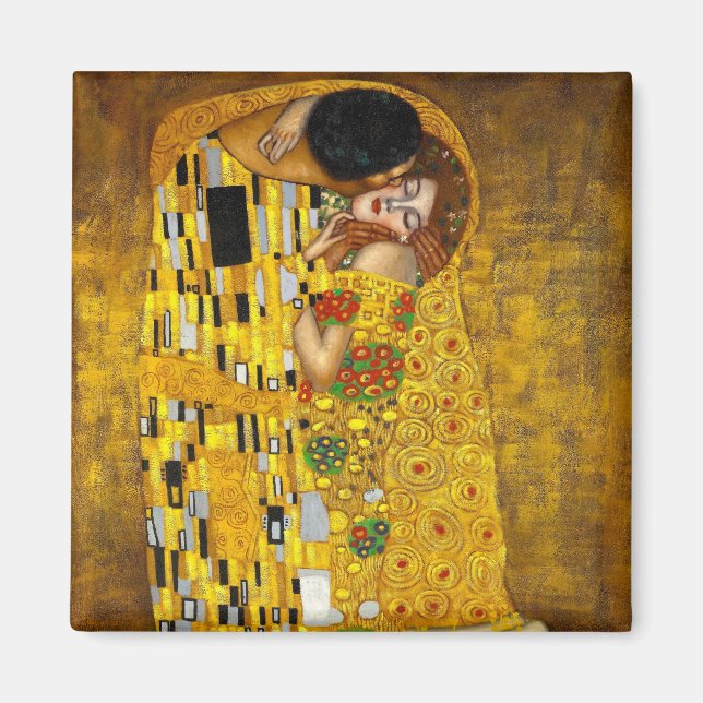 Aimant Le Baiser De Gustav Klimt (Devant)