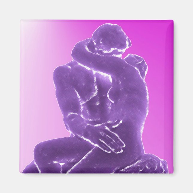 Aimant Le baiser de Rodin (Devant)