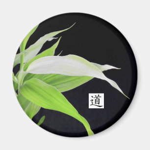 Aimant Le bambou laisse l'aimant de bonne chance de bonne