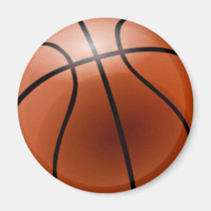 Aimant Le basket-ball personnalise