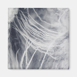 Aimant Le bateau dépiste l'océan pacifique du nord