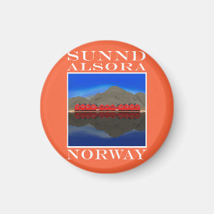 Aimant Le Bateau Rouge Maisons Sunndalsøra Norvège