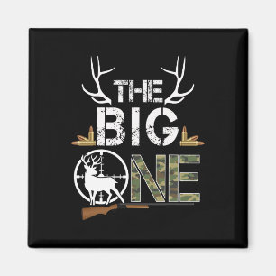 Aimant Le Big One Birthday Boy Deer Hunter Camouflage 1s