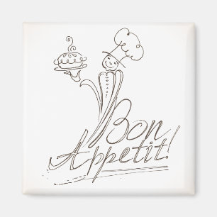 Aimant Le Bon Chef dit Bon Appetit !