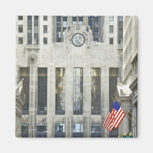 Aimant 'Le bureau de commerce de Chicago, Chicago,