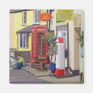 Aimant Le bureau de poste de village avec pool