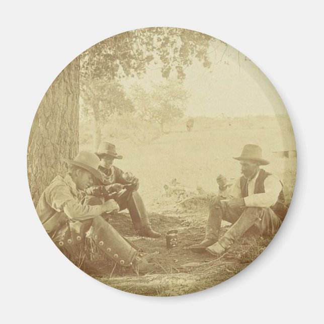 Aimant Le café de Cow-boy (Devant)