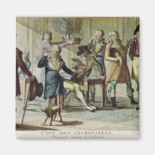 Aimant Le Cafe des Incroyables, 1797