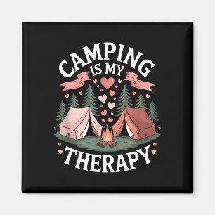 Aimant Le camping est une thérapie amoureux de camp d'ave