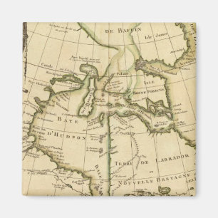 Aimant Le Canada et le Groenland