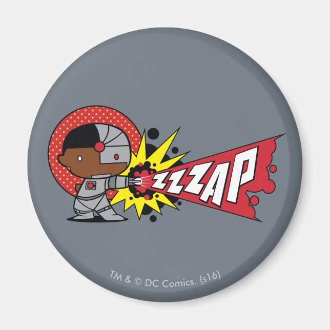 Aimant Le canon Cybernétique de Chibi Cyborg (Devant)