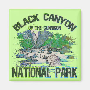 Aimant Le canyon noir du parc national Gunnison