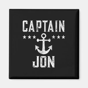 Aimant Le Capitaine Jon Un Cadeau De Bateau Pour Les Amat