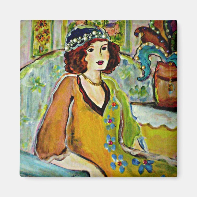 Aimant Le Casquette Pearl (Devant)