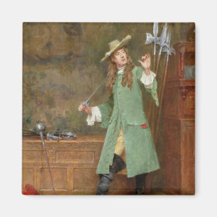 Aimant Le Cavalier en bois