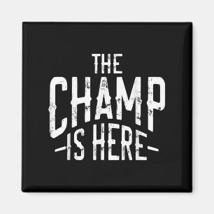 Aimant Le champion est ici Srt arts martiaux motivation G