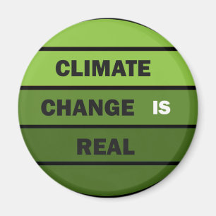 Aimant Le changement climatique est une réelle prise de c