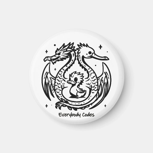 Aimant Le chant des canards et des dragons (Devant)