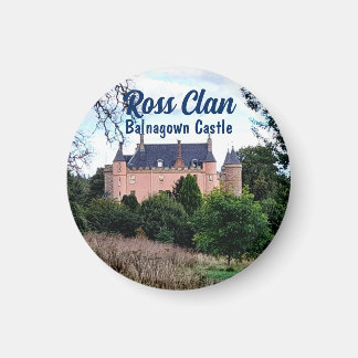 Aimant Le château de Balnagown, dans le style écossais Ro