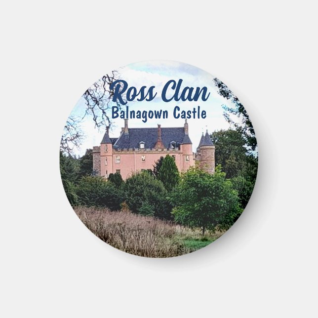 Aimant Le château de Balnagown, dans le style écossais Ro (Devant)
