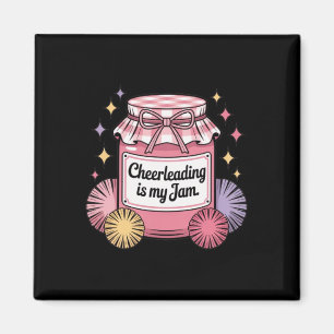 Aimant Le Cheerleading Est Mon Pot Vintage