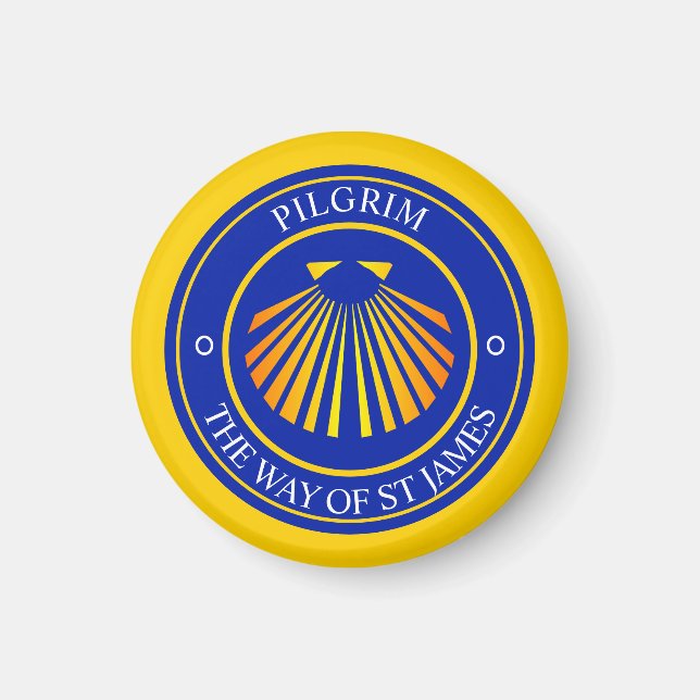 Aimant Le chemin des pèlerins de St James (Devant)