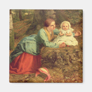 Aimant Le Chemin Sur Lequel Les Feuilles Brown Sont Répar