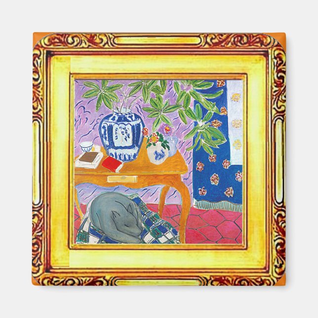 Aimant Le chien gris (Devant)