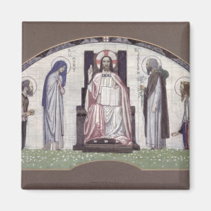 Aimant Le Christ a couronné