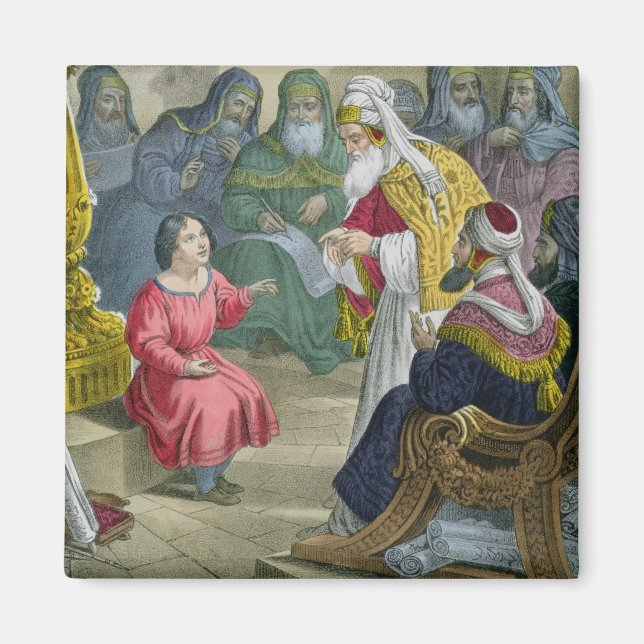 Aimant Le Christ avec les Médecins dans le Temple, d'une  (Devant)