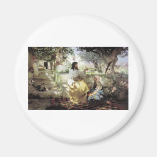 Aimant Le Christ avec Martha et Maria circa 1886