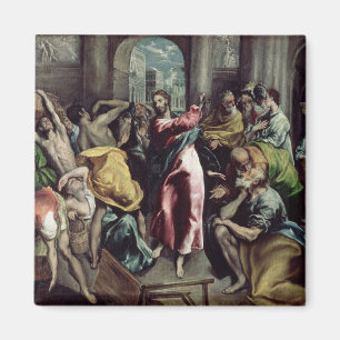 Aimant Le Christ conduisant les commerçants par le templ