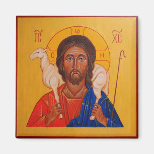 Aimant Le Christ l'aimant orthodoxe d'icône de bon berge