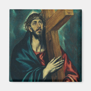 Aimant Le Christ portant la Croix par El Greco