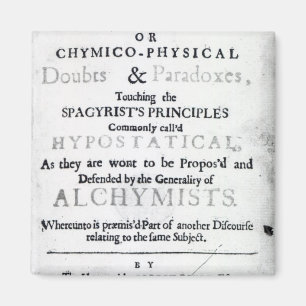 Aimant 'Le Chymist sceptique
