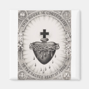Aimant Le Cœur très saint de Jésus Symbole divin