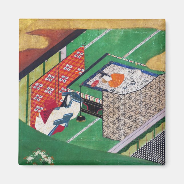Aimant Le Conte de Genji, Tawaraya Sotatsu (Devant)