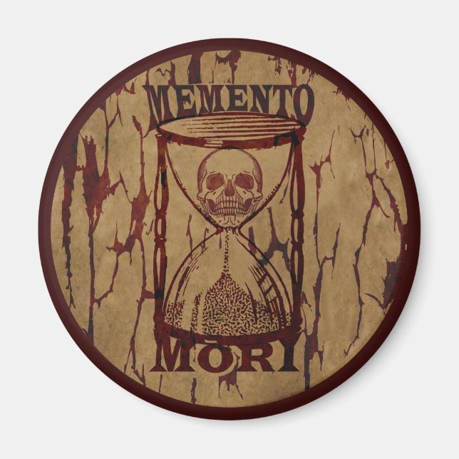 Aimant Le crâne Memento mori (Devant)