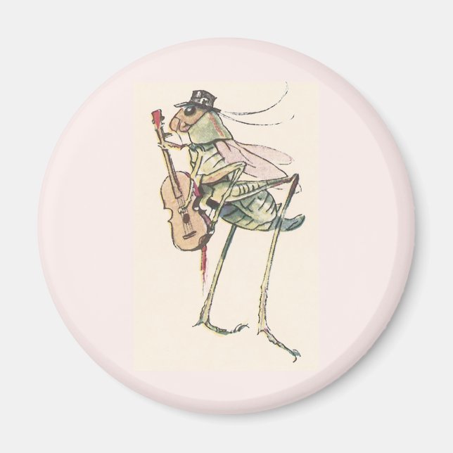 Aimant Le cricket Jouer la broche (Devant)