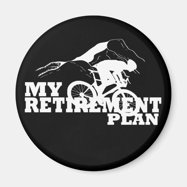 Aimant le cyclisme est mon régime de retraite (Devant)