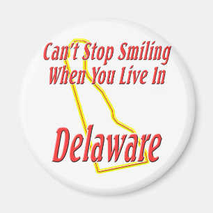 Aimant Le Delaware - souriant