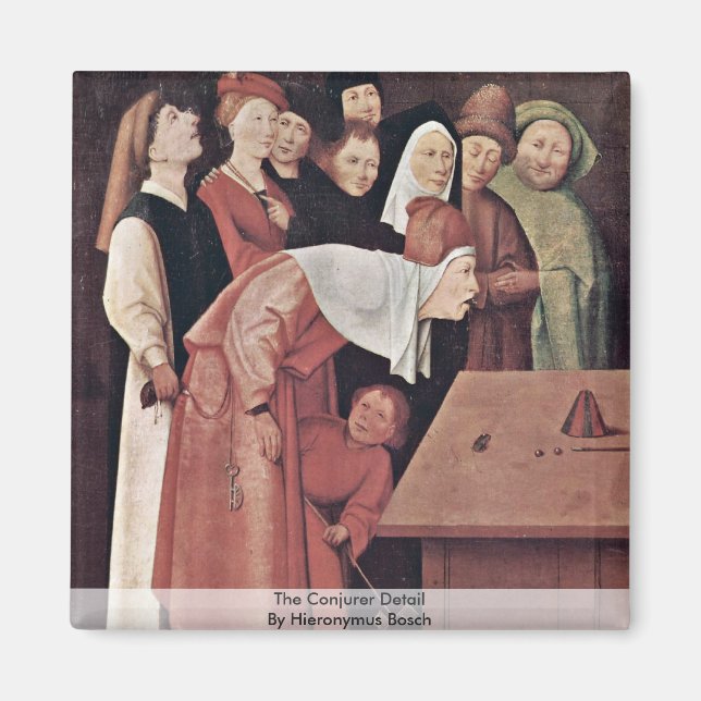 Aimant Le détail du juré. Par Hieronymus Bosch (Devant)