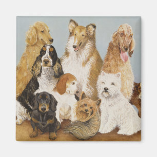 Aimant Le dîner des chiens